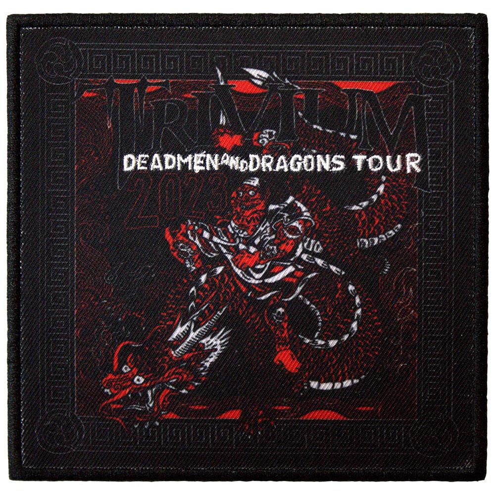Trivium Deadmen & Dragons Tour ´23 Printed Iron On Patch