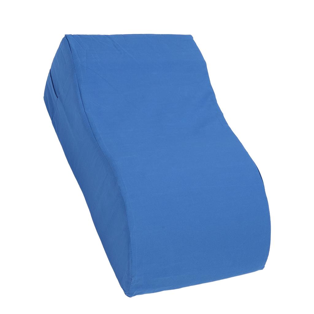 60x35x20cm Leg Wedge Pillow High Density Sponge Ergonomic S Shape Leg Rest Pillow for Sleeping Blue