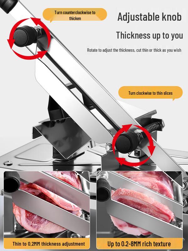 Manual 304 Stainless Steel Meat Slicer