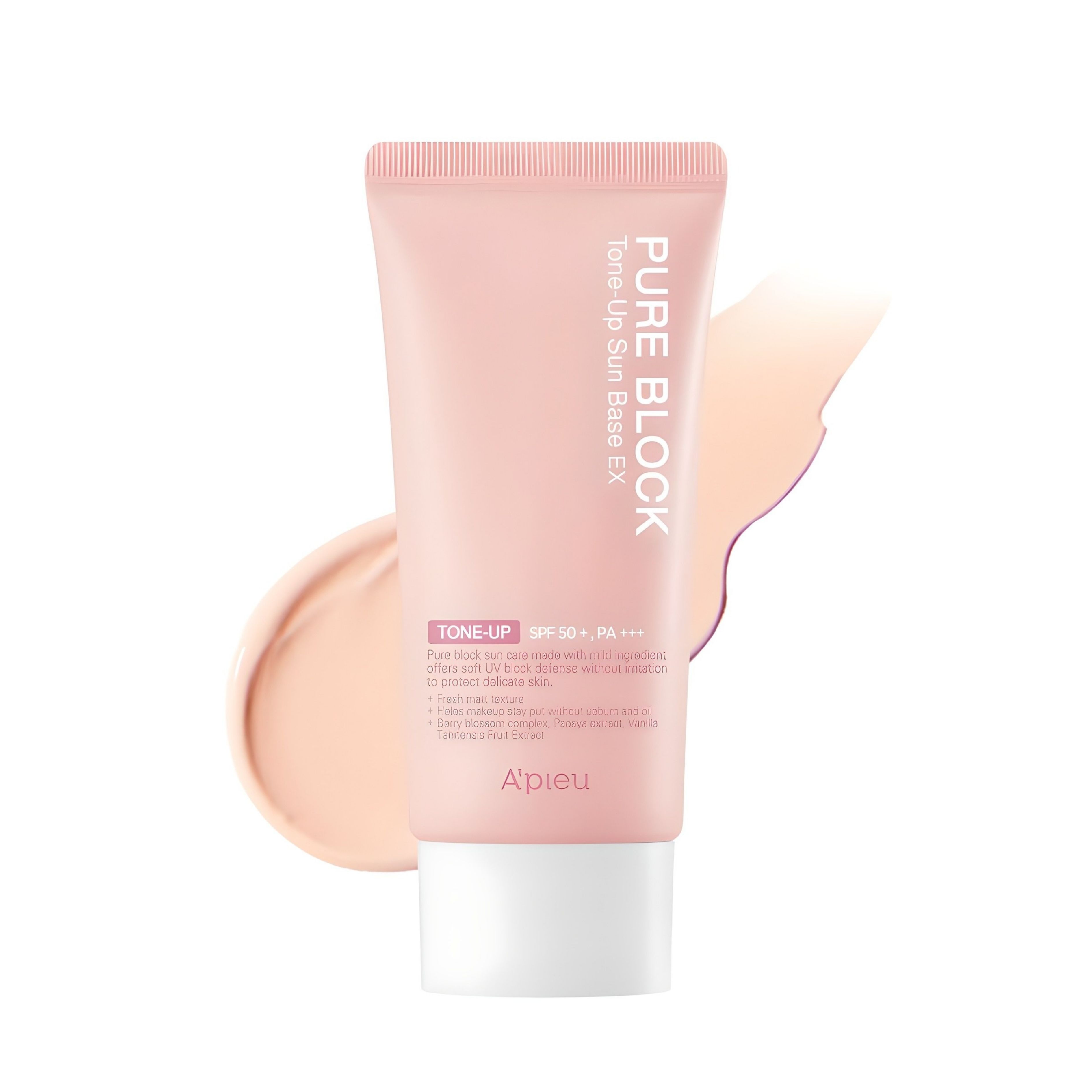 A pieu Pure Block Tone-Up Sun Base EX SPF50+ PA+++ Brightening Sunscreen 50ml