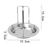 Outdoor Beer Chicken Canister Beer Can Vegetables BBQ Tool Roaster Rack Roasting Pan Chicken Holder