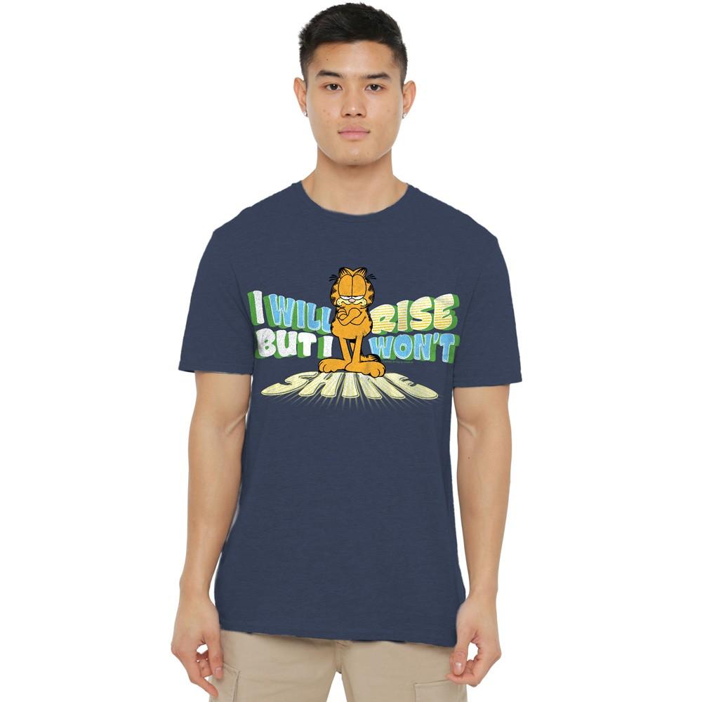 Garfield Rise Not Shine T-Shirt S-3XL Navy L