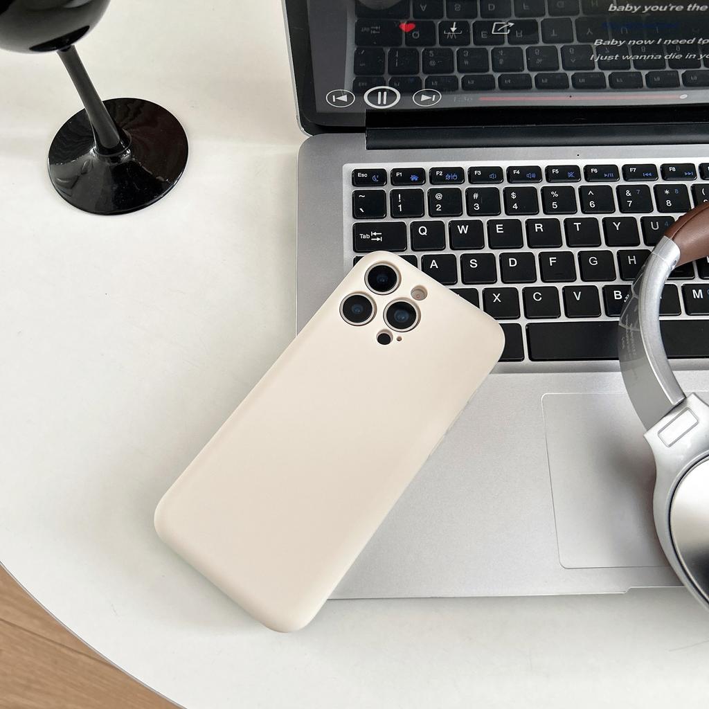 For Apple 16 ProMax Solid Color Phone Case for IPhone 15 All Inclusive Anti Drop 14 in Card Soap Case