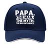 PAPA THE Unisex   Adjustable Strap Breathable Unisex Hat with Lettering YK Style for Women  Unisex Sandwich Baseball Cap