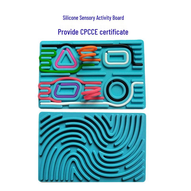 

Silicone Sensory Activity Board for Kids - Educational Decompression Toy