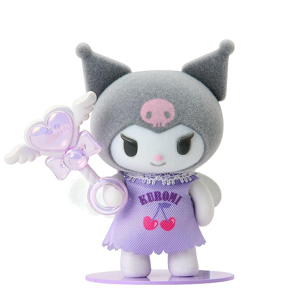 Sanrio Kuromi Flocked Doll Angel 396702 (Pitatto Friends Mini) – For Ages 15+
