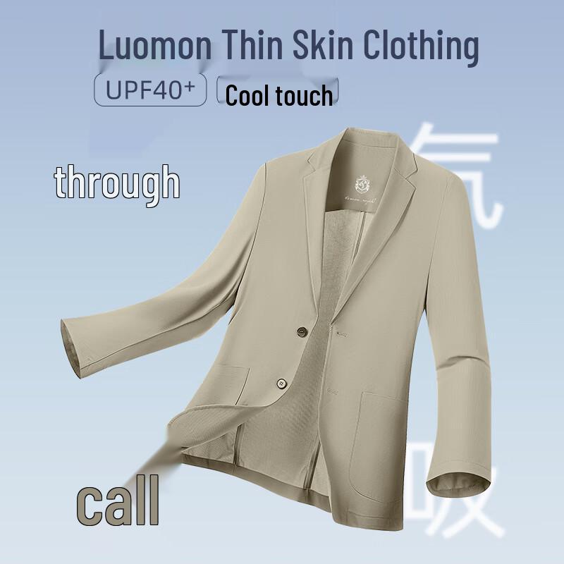 ROMON Men s Ice Silk Waffle Business Blazer 2XL (185)