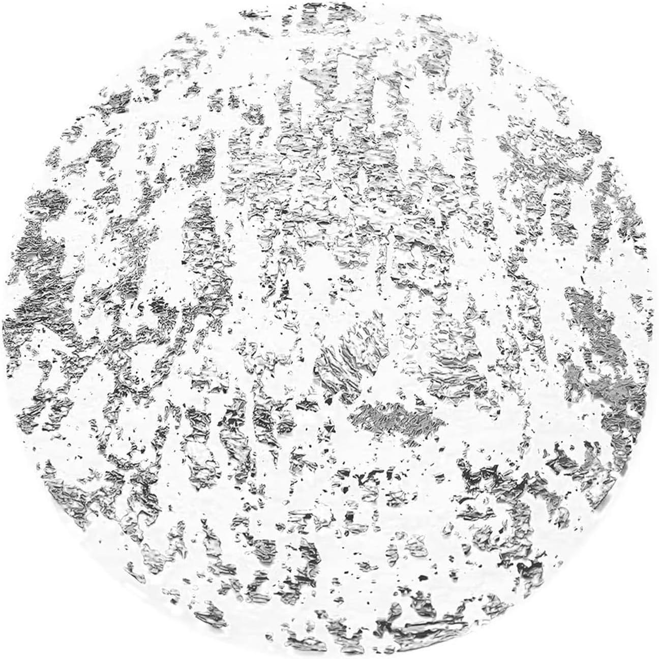 Gold Foil Disposable Round Placemats - Holiday Dining Table Decoration Diameter 33cm