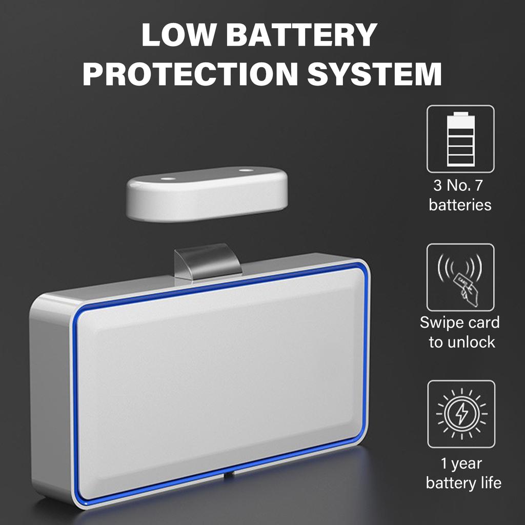 Electronic Cabinet Lock Child Safety Proofing Lock Hidden Drawer Lock for Cabinet Drawer Locker Cupboard Enduring