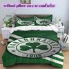 SpVgg Greuther Fürth Vzorovaná Sada Povlečení Přikrývka Potah na Přikrývku Povlak na Polštář Domácí Dekorace Dárek k Narozeninám (1 * povlak na peřinu + 2 * povlak na polštář, bez jádra)