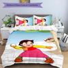 3pcs Heidi pattern bedding set duvet cover set includes duvet cover &pillowcases, perfect all season bedroom decoration & gift