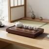 Bamboo Chinese Kungfu Tea Tray Engrave Pattern Tea Serving Tray Simple Tea Drainage Board  Office