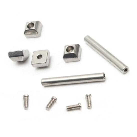 King 18mm Stainless Steel Lug Pins for Cartier Pasha Watch Strap Compatible with Cartier [Import Original] Replacement, [Aftermarket Product] [Not