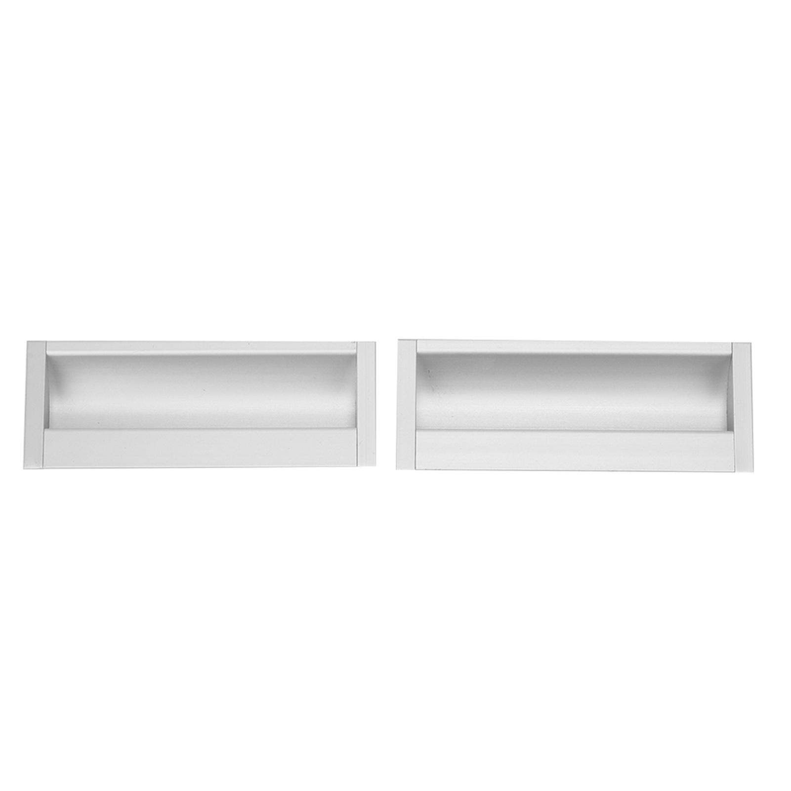 

2pcs Household Aluminum Alloy Pull Handle Furniture Drawer Wardrobe Cabinet Recessed Handle