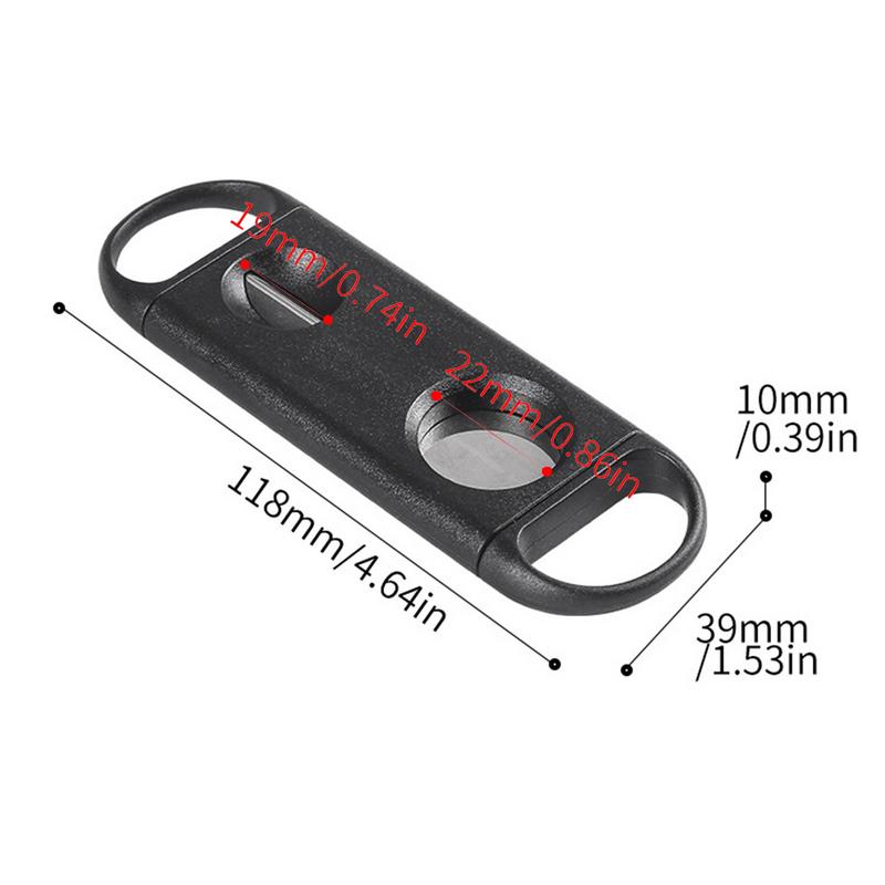 Cigars Cutter Sharp Cigars Scissors Knives Portable Cigars Guillotine Circle Cutting Precisely Designed Blades Fast Firm Cutting