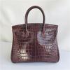 This Crocodile-patterned Cowhide Women's Bag Is a Fashionable Hand-shoulder Crossbody Bag with a Sense of Luxury and Elegance