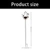 Iron Garden Stake Bird Feeder Piece with Watering Can Shape, Outdoor Lawn Display for Flower Spots and Yard Space, Approx. 8.3 x 42.5 In