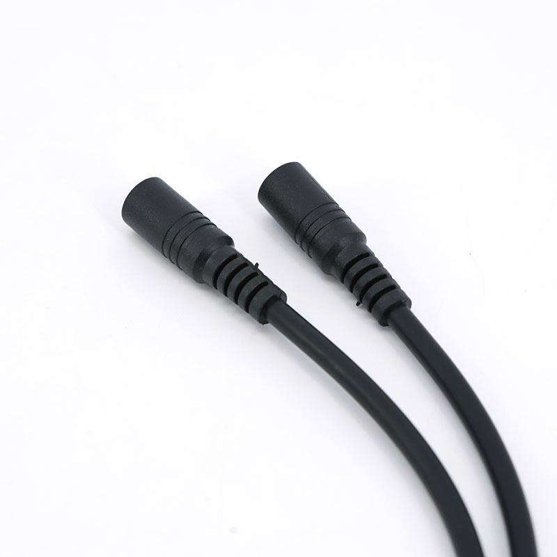 30CM 18awg 3 way DC female Splitter cable 1 female to 2 female 2 Way 5.5*2.1mm Connector DC Power Supply Extension line