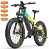 Electric Bike Lankeleisi 26" 1000W Motor All Terrain Ebike 48V 20AH Max Range 150Km Load 150Kg RV800