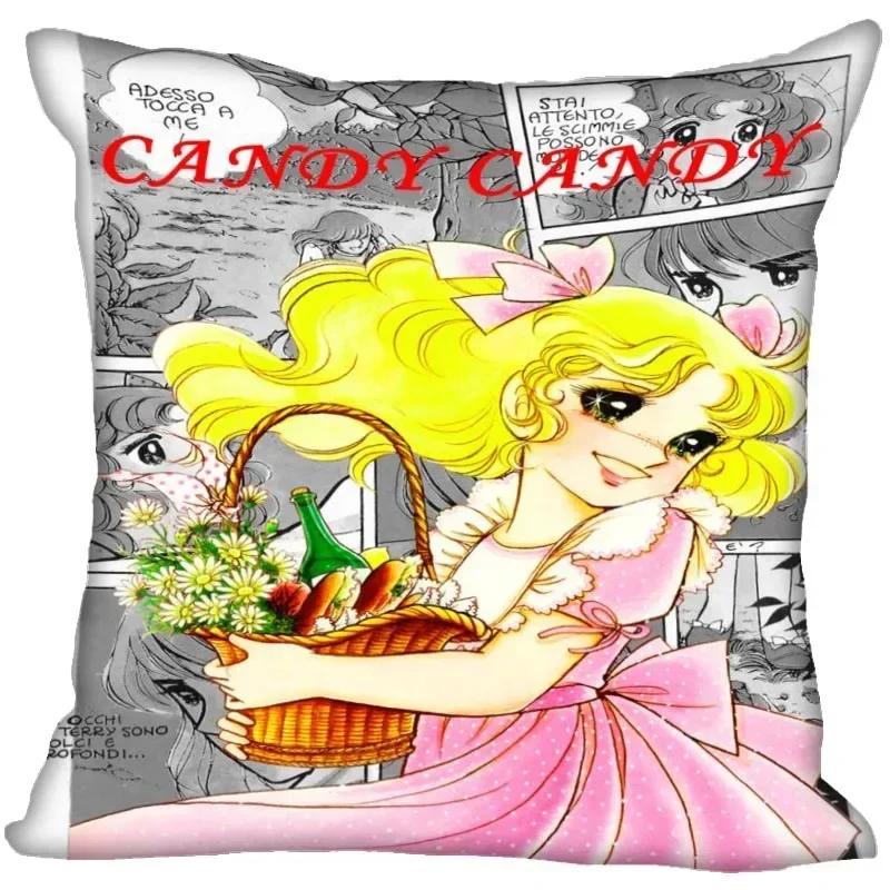Candy Candy Polyester Cushion Cover Children's Room Decoration Pillow Case Living Room Chair Sofa Home Decoration 1007