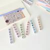 Kawaii 6 Designs Decorative Stamps Diy Crafts Cartoon Scrapbooking Stamp Multipurpose Press Inkpad Stamps Journal Planner