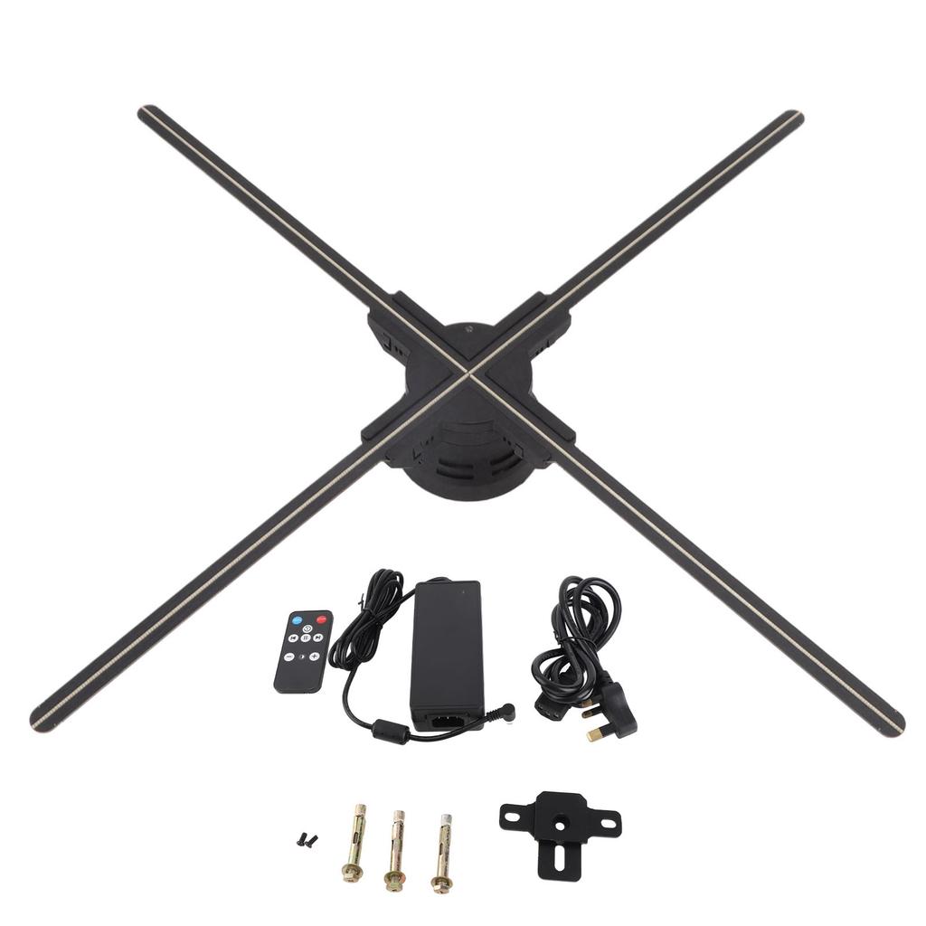 3D Hologramm Lüfter Display 85cm LED WiFi Echtzeit Holographischer Werbeprojektor für Geschäft Bar Party