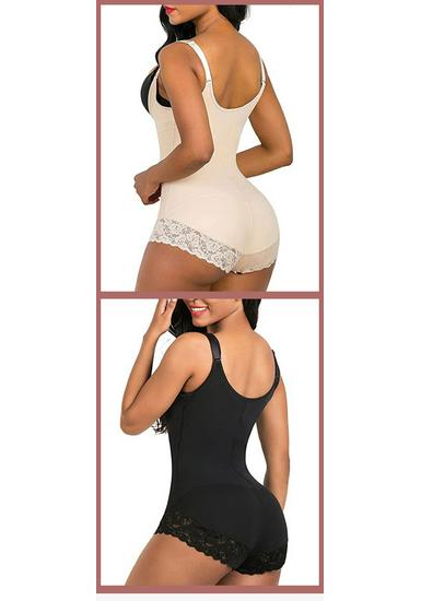 Plus Size European & American Body Shaper: Slim Waist, Tummy Control, Hip Lifting One-Piece