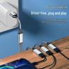 Type-C Multi-Port Docking Station: 1-to-3/1-to-2 USB Charging, Mouse/Keyboard/U Disk HUB Splitter
