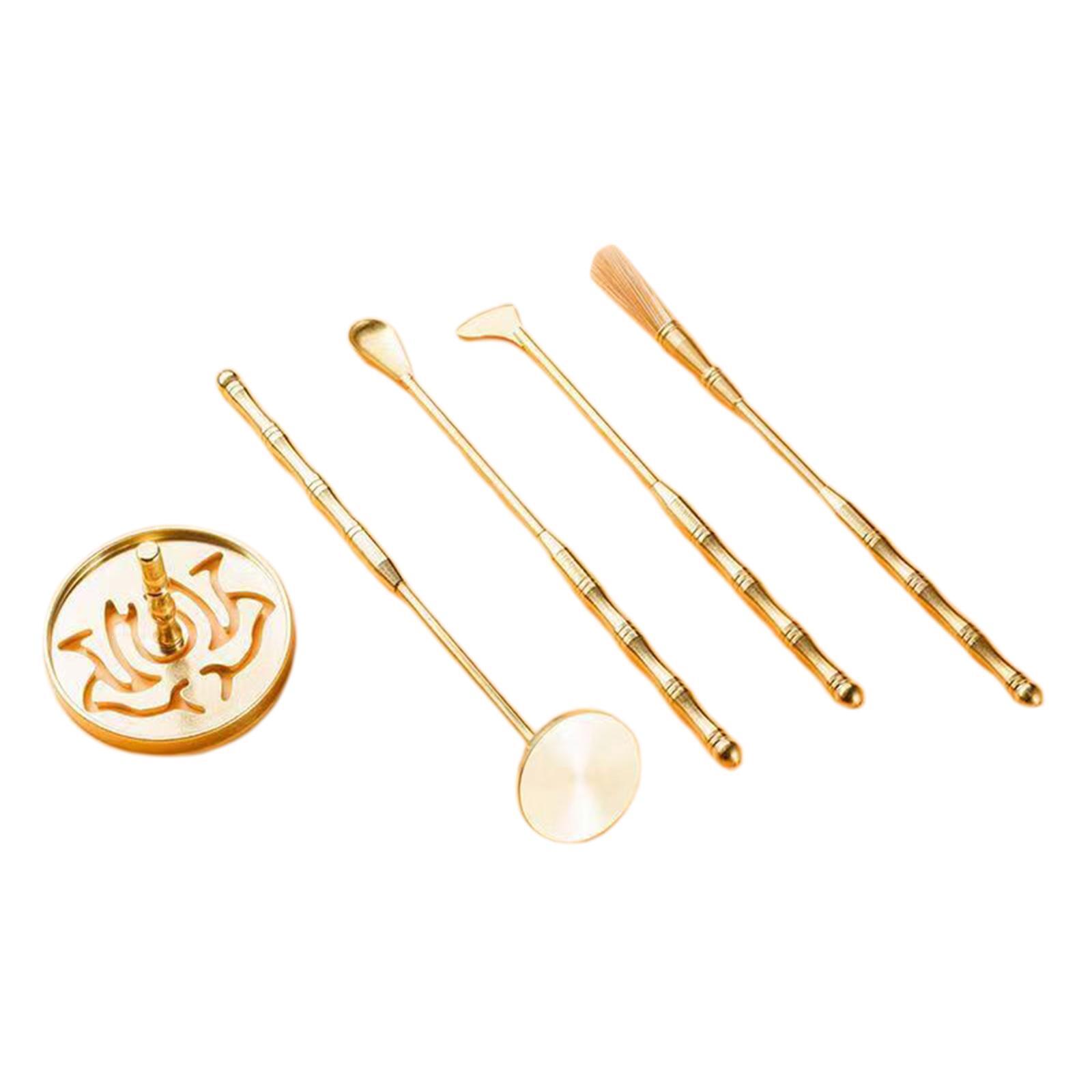 

Set of 5 Copper Incense Making Kit Incense Tools Set Ash Press Professional