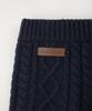 Sseomweeobeoteo Wool Cable Knit Pants - Navy
