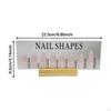 Acrylic Display Board for Nail Art with Base Sample Tips And Photo Props