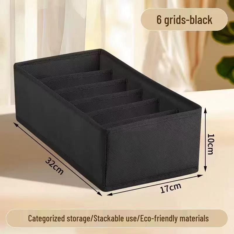 Cross-border Non-woven Underwear Organizer Set: 4-Piece Storage for Bras, Socks, Underwear