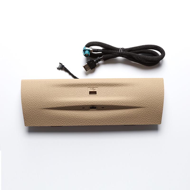 Ambient Light USB Audio & Cigarette Lighter Cover for BMW 3 Series/3GT/4 Series Central Control Panel
