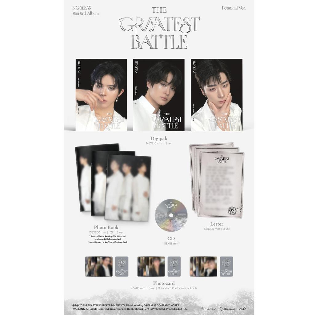 BIG OCEAN [DER GRÖSSTE KAMPF] 3. Mini-Album (Persönliche Ver.)