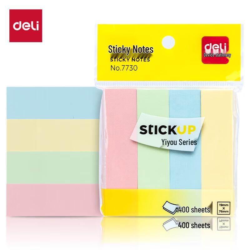 Deli 7730 Mixed Color Sticky Notes