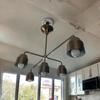 5-Shaded Modern Chandelier - Elegant Ceiling Light Fixture for Dining Room, Gifts, Party Decoration, Porch Lighting