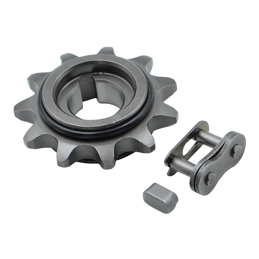 420-11 Tooth 16mm Chain Front Engine Sprocket with Cotter Pin for Coleman CT200 Trail 200 Mini Bike KT196 Go Kart