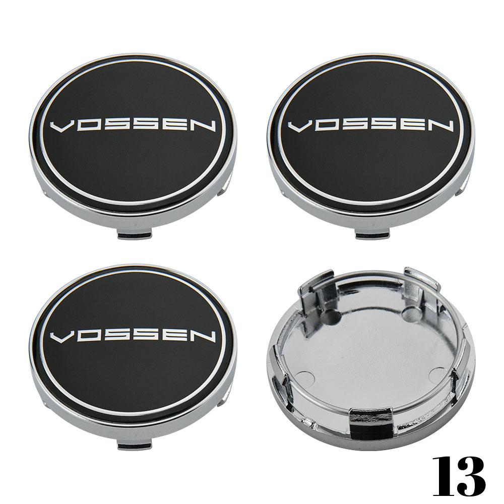Emblem VOSSEN Mittelkappe 58mm 60mm Radkappe Nabenkappe 62mm 63mm Radkappe 65mm JDM Styling Sportfelge Reifen Autozubehör