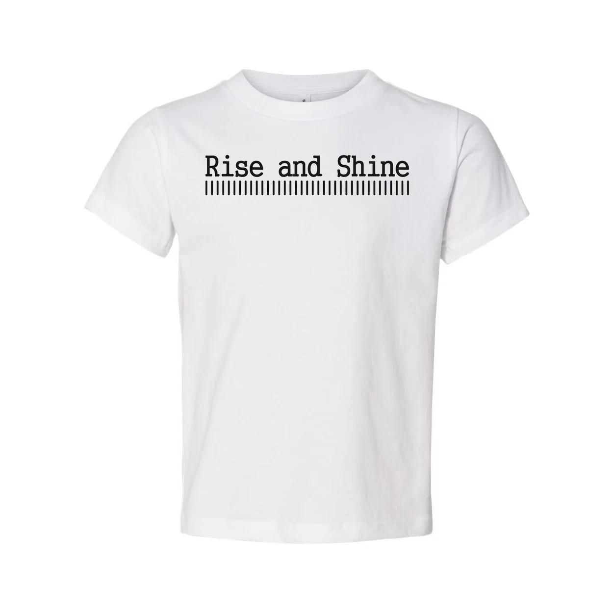 

Rise and Shine Unisex Graphic T Shirt With Christian Message Design For Everyday 4XL
