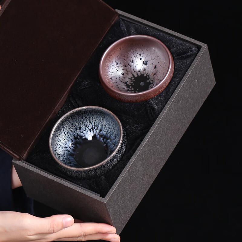 

Набор мастер-чашек для чая Shangqi Oil Drop из керамики