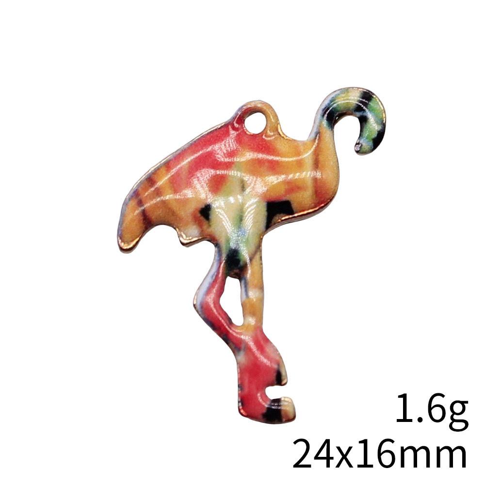 Valentine's Day Charms For Bracelet Flamingo Mermaid Enamel Charms Pendant Home Garden Pendants For Bracelets