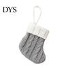 Xmas Tree Hanging Decorations Christmas Tableware Holder, Knitted Stockings Spoon Knife Fork Decorative Pendants for Trees Bag Fireplace, Tree,