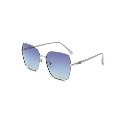 Koreanische Version von polygonalen Großrahmen-Online-Promi-Sonnenbrillen für Damen, Senior, empfindliches Gesicht, kleine UV-polarisierte Sonnenbrille, Trend.