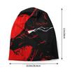 Red Devil Wolf Dog Bonnet Homme Fashion Thin Hat Space Galaxy Wolf Skullies Beanies Caps For Men Women Creative Cotton Hats