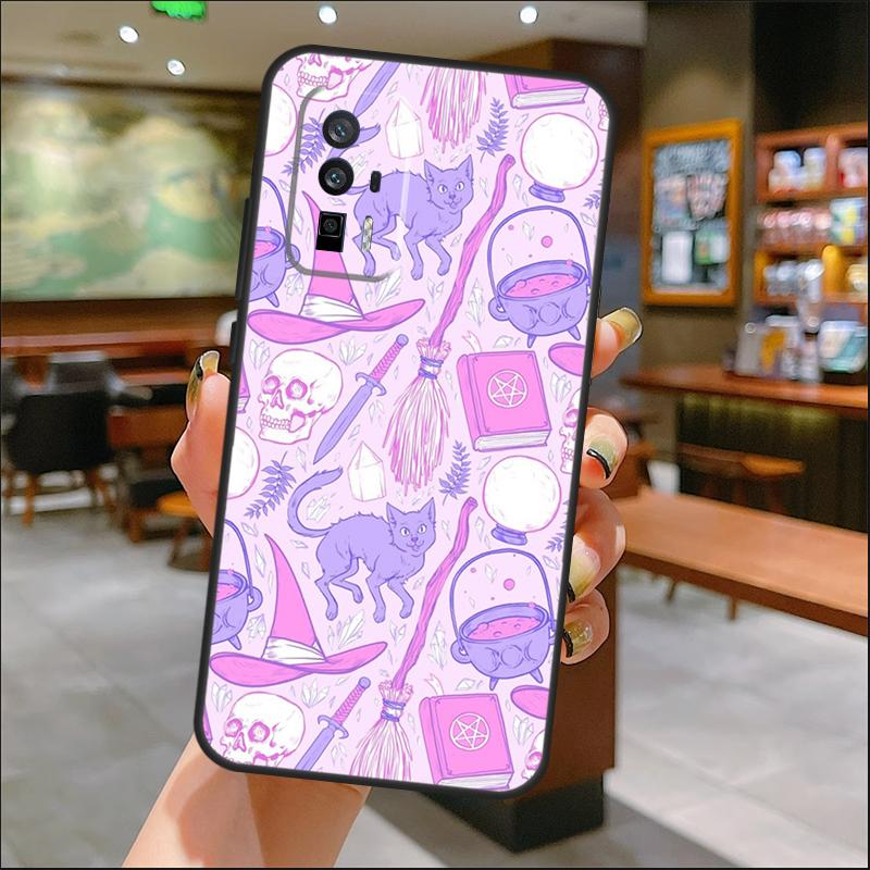 Pastel Goth Witchy Case For Xiaomi 15 14 Ultra 13 11T 12T 13T 14T Pro POCO X7 Pro X3 X5 X6 M6 F5 F6 Pro Cover