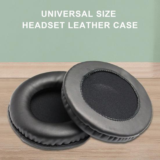 1 pár náušníků Ochranné Vyměnitelné Proteinová Umělá kůže Hluková izolace 50mm-110mm Podložka pro herní sluchátka pro sluchátka