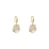 Mosquito coil plate camellia flower earrings women's niche temperament no ear piercings earrings popular ear clips light luxury high sense summer