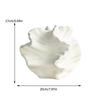 Minimalist Mirage Vase Ornament Ceramic Coral Vase Nordic Art Beige Living Room Desktop Center Decoration Ornament Gift