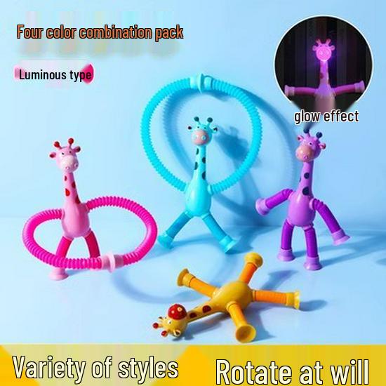 Retractable Giraffe Educational Toy - Perfect for Kids and Kindergarten Gifts