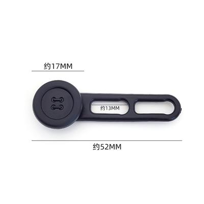 2/1pc Button Extender for Pants, Adjustable Waist Button, Retractable Waistband Expander, No Sew Buttons